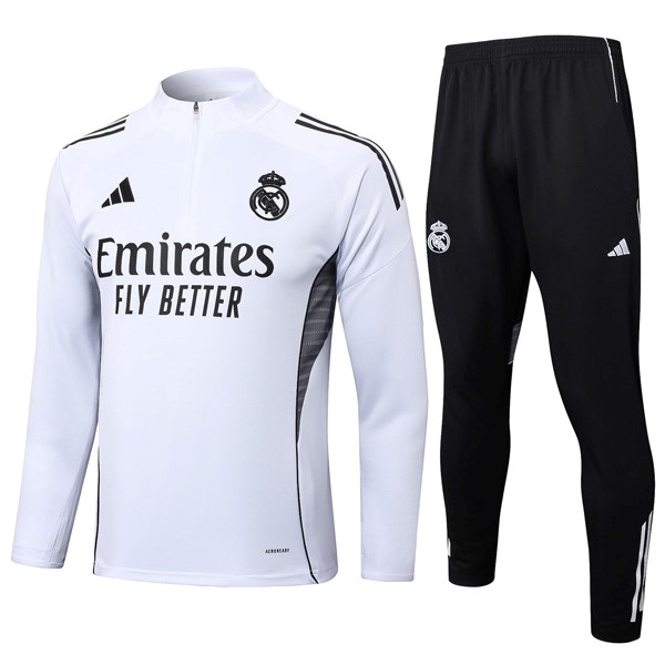 Sweatshirt Real Madrid 2025-26 Blanc 3